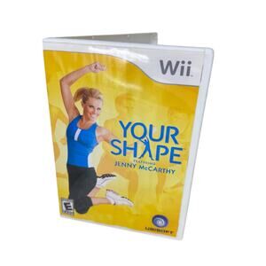 Your Shape Featuring‎ Jenny McCarthy Fitness DVD Ubisoft (Nintendo Wii, 2009)